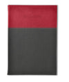 Branded Promotional HORIZON BICOLOUR A5 DAY PER PAGE DESK DIARY in Grey and Red from Concept Incentives