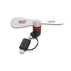 Branded Promotional DUAL USB MOBILE PHONE FAN Fan From Concept Incentives.
