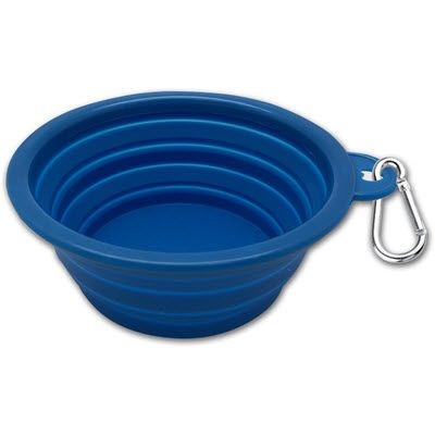 Branded Promotional FOLDING SILICON DOG BOWL Bowl From Concept Incentives.