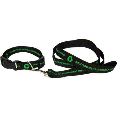 Branded Promotional RECYCLED PET DOG LEAD & COLLAR Lead From Concept Incentives.