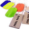 Branded Promotional DOG TAG in Anodized Aluminium Silver Metal Dog Tag From Concept Incentives.