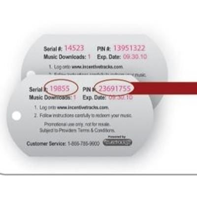 Branded Promotional FULL COLOUR PLASTIC DOG TAG with Variable Data Dog Tag From Concept Incentives.
