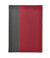 Branded Promotional NEWHIDE BICOLOUR A5 DAY PER PAGE DESK DIARY in Red from Concept Incentives