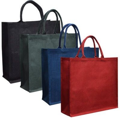 Branded Promotional DORFOLD BIO-DEGRADABLE COLOUR JUTE BAG FOR LIFE Bag From Concept Incentives.