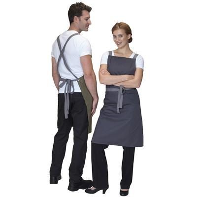 Branded Promotional DENNYS CROSS BACK APRON Apron From Concept Incentives.