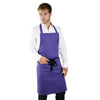 Branded Promotional DENNYS POLYCOTTON BIB APRON with Pocket Apron From Concept Incentives.