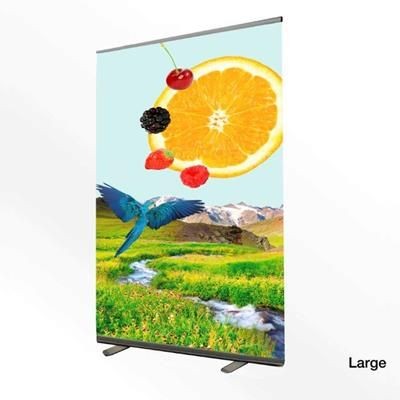 Branded Promotional LARGE DELUXE PULL UP ROLLER BANNER Banner From Concept Incentives.