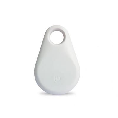 Branded Promotional BLUETOOTH DROPLET SMART TAG in White Key Finder Service Keyring From Concept Incentives.