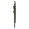 Branded Promotional PRODIR TWIST ACTION BALL PEN in Clear Transparent Finish with Silver Chrome Nose Cone Pen From Concept Incentives.