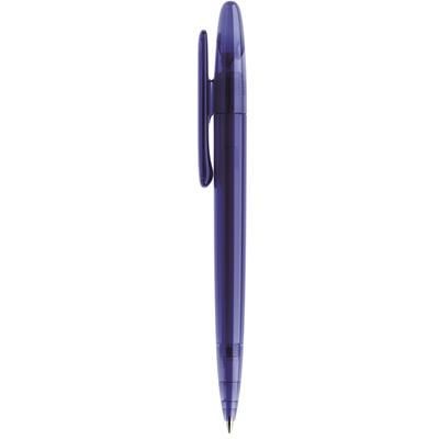 Branded Promotional PRODIR TWIST ACTION BALL PEN in Clear Transparent Finish Pen From Concept Incentives.