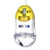 Branded Promotional AQUA LIQUID FILLED COMPUTER MOUSE in Yellow Mouse From Concept Incentives.