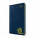 Branded Promotional FINEGRAIN DELUXE WEEK TO VIEW POCKET DIARY in Blue from Concept Incentives