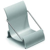 Branded Promotional SATIN ALUMINIUM SILVER METAL MOBILE PHONE HOLDER STAND in Chair Shape Mobile Phone Stand From Concept Incentives.