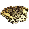 Branded Promotional DIE STAMPED & PLATED BADGE Badge From Concept Incentives.