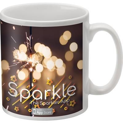 Branded Promotional CAMBRIDGE DYE SUBLIMATION MUG Mug From Concept Incentives.