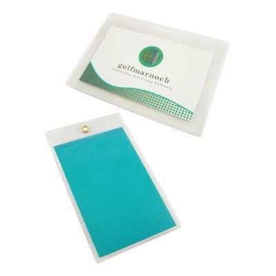 Branded Promotional CLEAR PVC DOCUMENT WALLET Document Wallet From Concept Incentives.