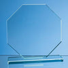 Branded Promotional 20CM JADE GLASS OCTAGON AWARD Award From Concept Incentives.