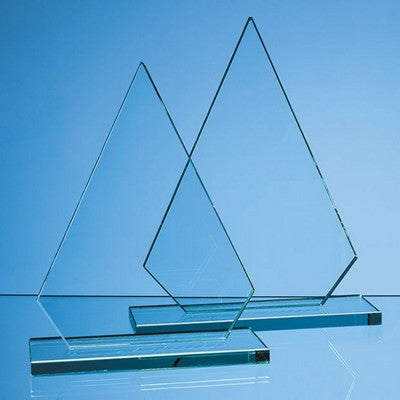 Branded Promotional 23CM JADE GLASS PEAK AWARD Award From Concept Incentives.