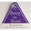 Branded Promotional BABY ON BOARD SIGN Car Window Hanger From Concept Incentives.