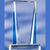 Branded Promotional BLUE SIDES GLASS AWARD TROPHY Award From Concept Incentives.