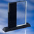 Branded Promotional BLACK SIDED GLASS AWARD TROPHY Award From Concept Incentives.