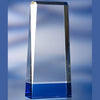 Branded Promotional BLUE BASED GLASS TOWER AWARD TROPHY Award From Concept Incentives.
