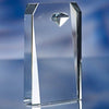Branded Promotional EMBEDDED DIAMOND GLASS AWARD TROPHY Award From Concept Incentives.