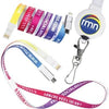 Branded Promotional PROMO 3-IN-1 USB LANYARD CABLE Cable From Concept Incentives.