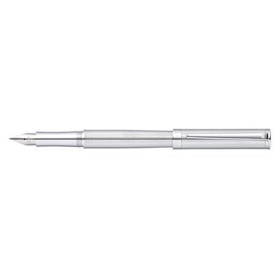 Branded Promotional SHEAFFER INTENSITY DEEP ETCHED SILVER CHROME MEDIUM NIB FOUNTAIN PEN Pen From Concept Incentives.