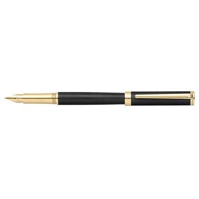 Branded Promotional SHEAFFER INTENSITY DEEP ETCHED MATTE BLACK FOUNTAIN PEN Pen From Concept Incentives.