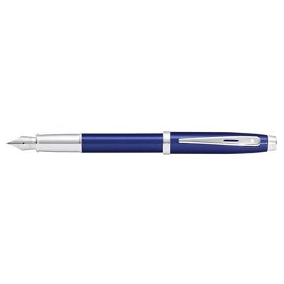 Branded Promotional SHEAFFER 100 BLUE LACQUER FOUNTAIN PEN Pen From Concept Incentives.