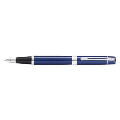 Branded Promotional SHEAFFER 300 BLUE LACQUER FOUNTAIN PEN Pen From Concept Incentives.