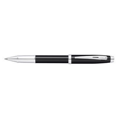 Branded Promotional SHEAFFER 100 BLACK LACQUER ROLLERBALL PEN Pen From Concept Incentives.