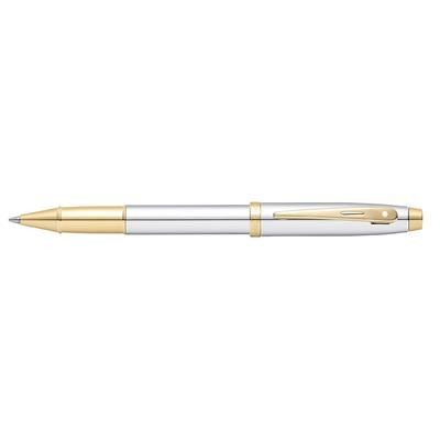 Branded Promotional SHEAFFER 100 SILVER CHROME ROLLERBALL PEN Pen From Concept Incentives.