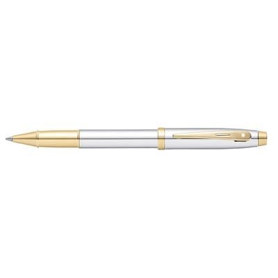 Branded Promotional SHEAFFER 100 SILVER CHROME ROLLERBALL PEN Pen From Concept Incentives.