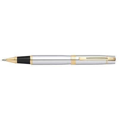 Branded Promotional SHEAFFER 300 SILVER CHROME ROLLERBALL PEN Pen From Concept Incentives.