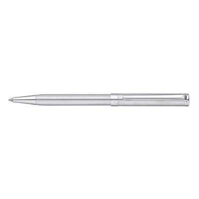 Branded Promotional SHEAFFER INTENSITY DEEP ETCHED SILVER CHROME BALL PEN Pen From Concept Incentives.