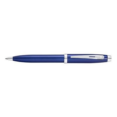 Branded Promotional SHEAFFER 100 BLUE LACQUER BALL PEN Pen From Concept Incentives.