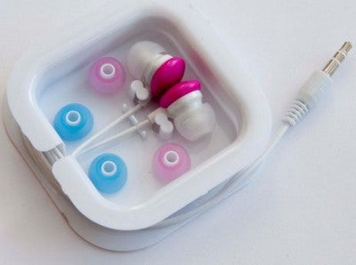Branded Promotional HIGH QUALITY EARBUD EARPHONES Earphones From Concept Incentives.