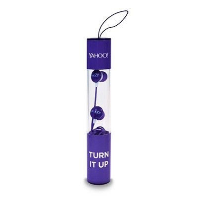 Branded Promotional PRINTED TUBE PACKED EARBUDS Earphones From Concept Incentives.