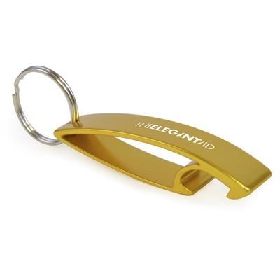 Branded Promotional BOTTLE OPENER in Yellow Bottle Opener From Concept Incentives.