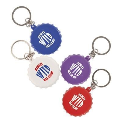 Branded Promotional BOTTLE LID KEYRING Torch From Concept Incentives.