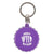 Branded Promotional BOTTLE LID KEYRING in Purple Bottle Opener From Concept Incentives.