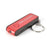 Branded Promotional BEXTON 2-IN-1 KEYRING in Red Slim Keyring Torch Light with 1 LED of Illumination & Built in Mobile P Torch From Concept Incentives.