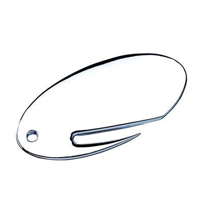 Branded Promotional CLASSIC OVAL METAL LETTER OPENER in Silver Letter Opener From Concept Incentives.