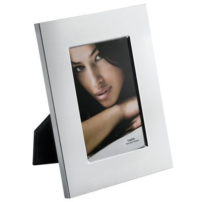 Branded Promotional METAL PHOTO FRAME PHOTO in Silver Photo Frame From Concept Incentives.