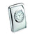 Branded Promotional TIFFANY SILVER RING METAL DESK CLOCK in Silver Clock From Concept Incentives.