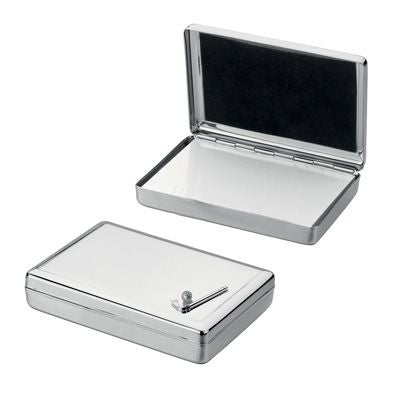 Branded Promotional METAL GOLF POCKET NOTE PAD HOLDER in Silver Jotter From Concept Incentives.