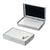 Branded Promotional METAL GOLF POCKET NOTE PAD HOLDER in Silver Jotter From Concept Incentives.