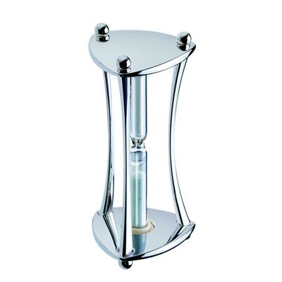 Branded Promotional VENUS METAL SAND TIMER in Silver Timer From Concept Incentives.